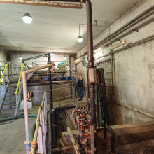 Vnitřní prostor ČOV